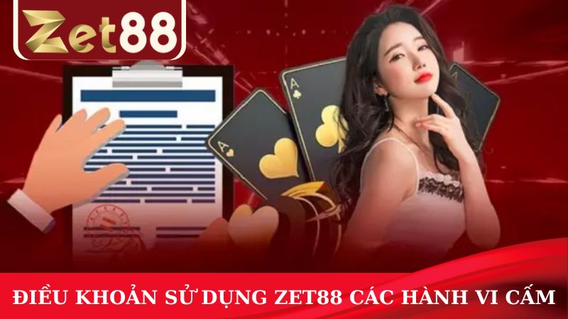 Điều khoản quy định về các hành vi bị nghiêm cấm tại nhà cái
