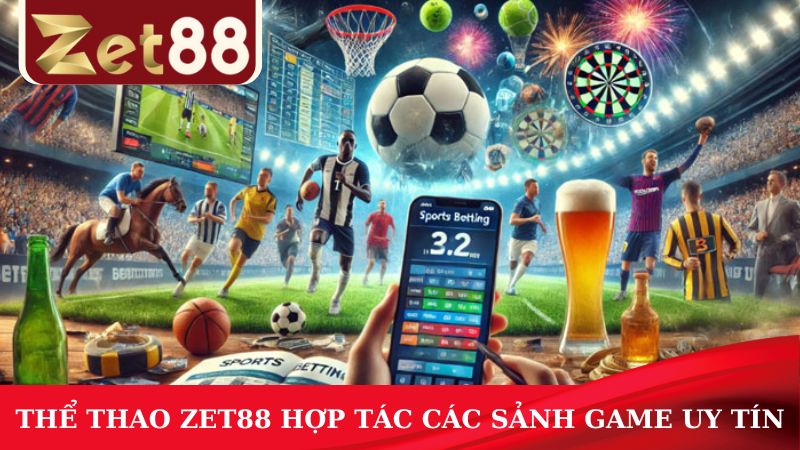Tham gia cá cược thể thao ZET88 tại các sảnh cược uy tín, chất lượng nhất